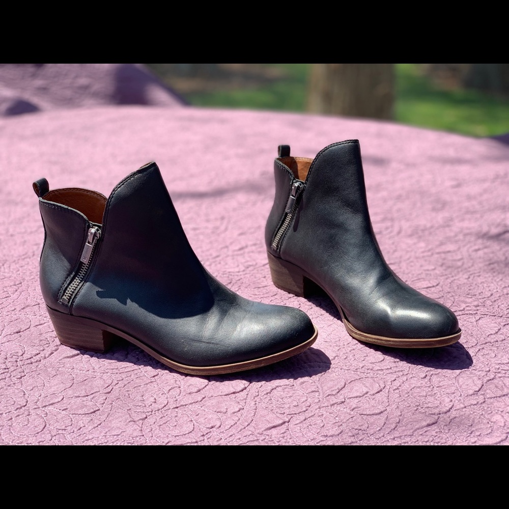 Leather LUCKY BRAND ankle booties